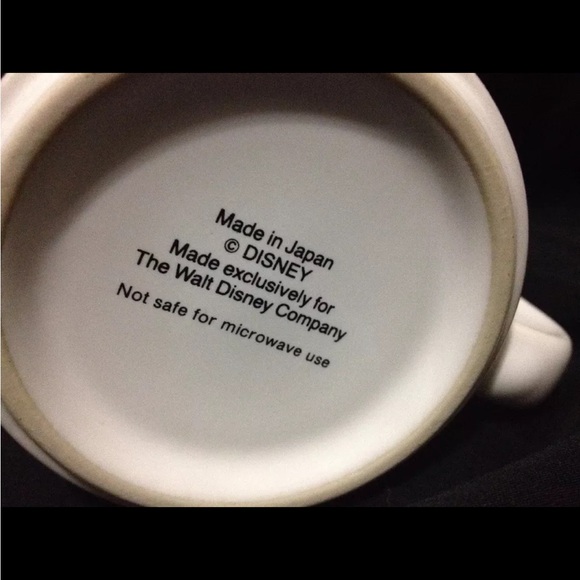 Disney Aladdin Coffee Mug VTG 90s Cup Genie Jasmine Jafar Japan - Picture 7 of 7